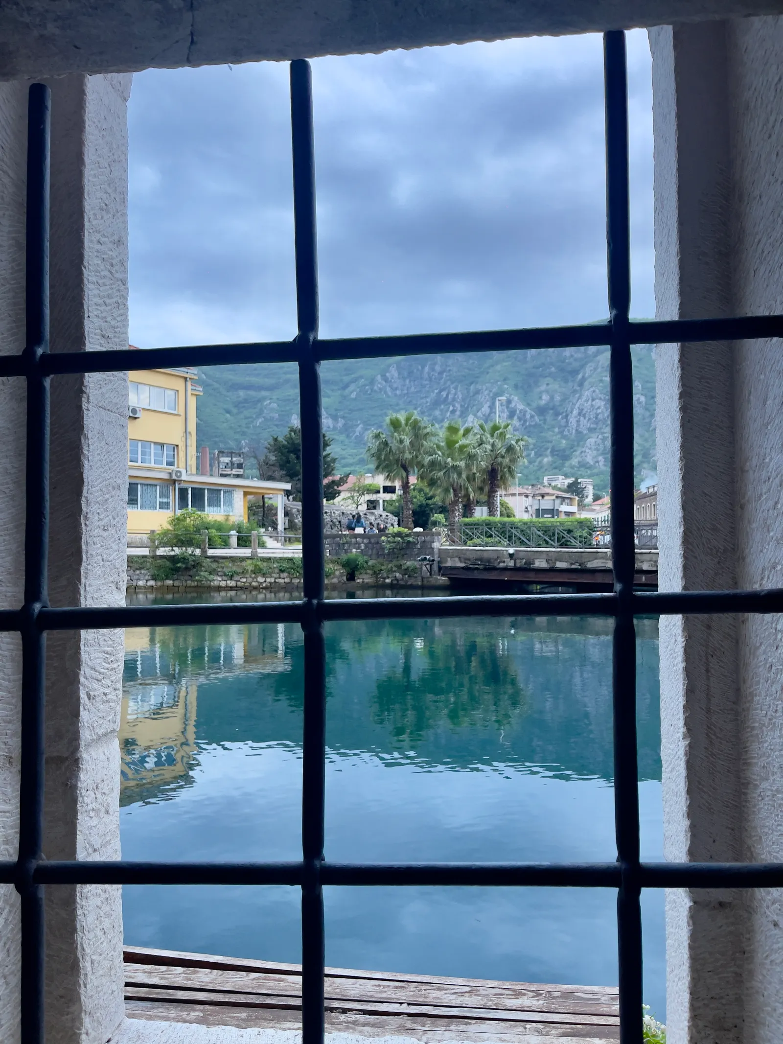 Through Window, Kotor old town, Montenegro